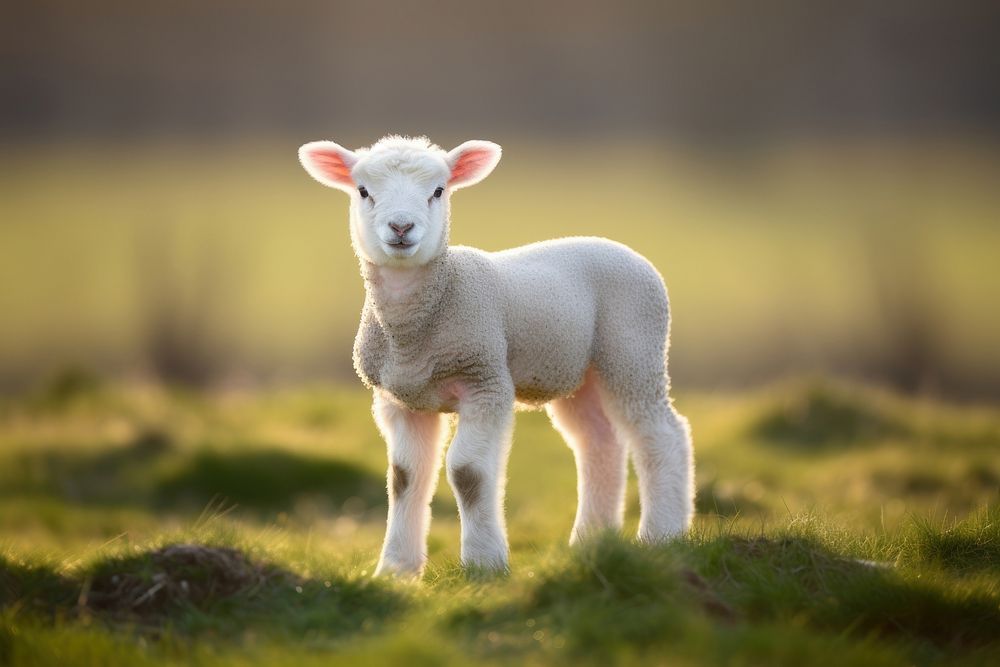 Lamb livestock outdoors animal. AI generated Image by rawpixel.