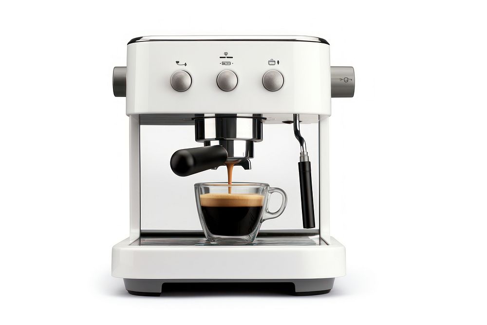 Coffee machine cup appliance espresso. AI generated Image by rawpixel.