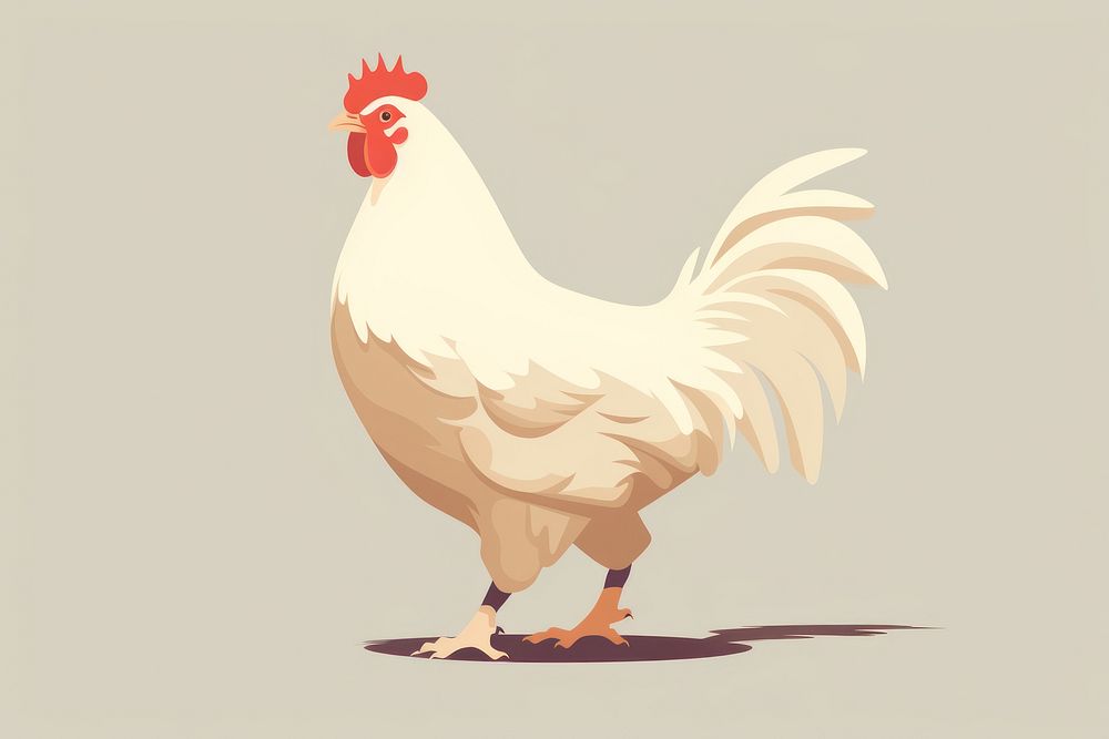 Chicken walking livestock poultry animal. 