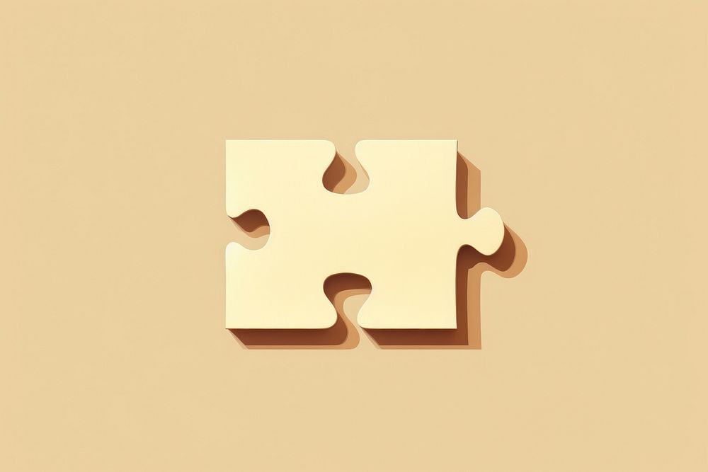 Jigsaw piece incomplete simplicity solution. AI generated Image by rawpixel.