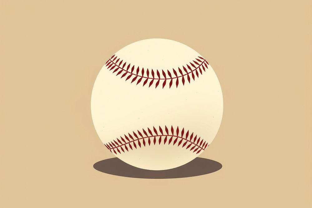 Baseball sports softball circle. AI generated Image by rawpixel.