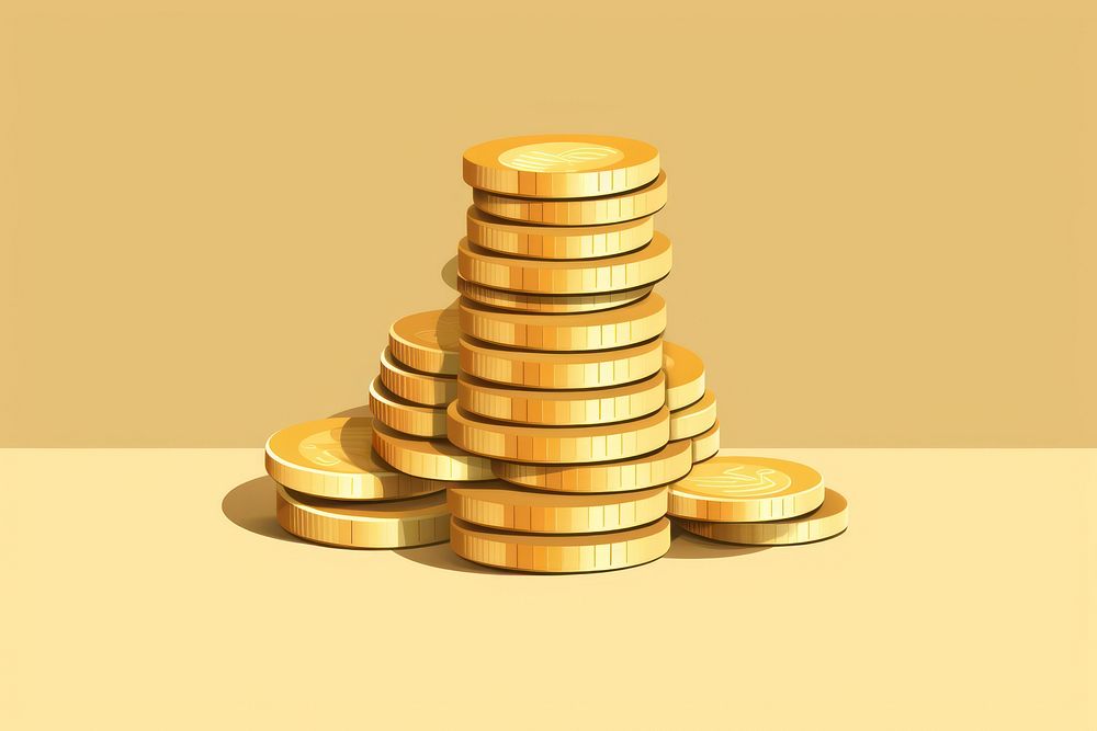 Coin money gold investment. 