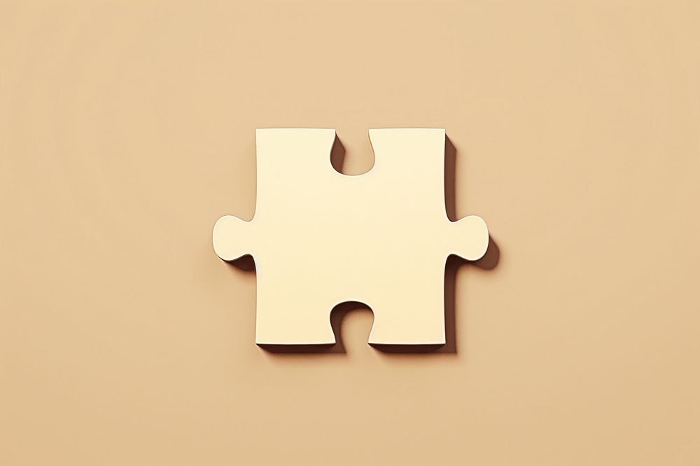 Jigsaw piece incomplete solution pattern. AI generated Image by rawpixel.