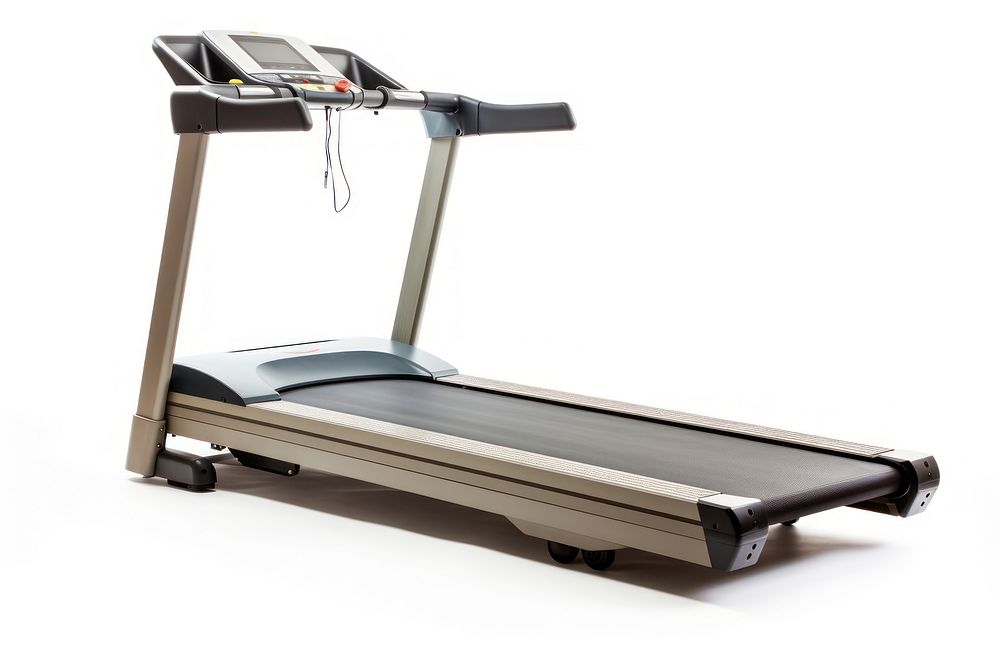 Treadmill treadmill white background technology. AI generated Image by rawpixel.