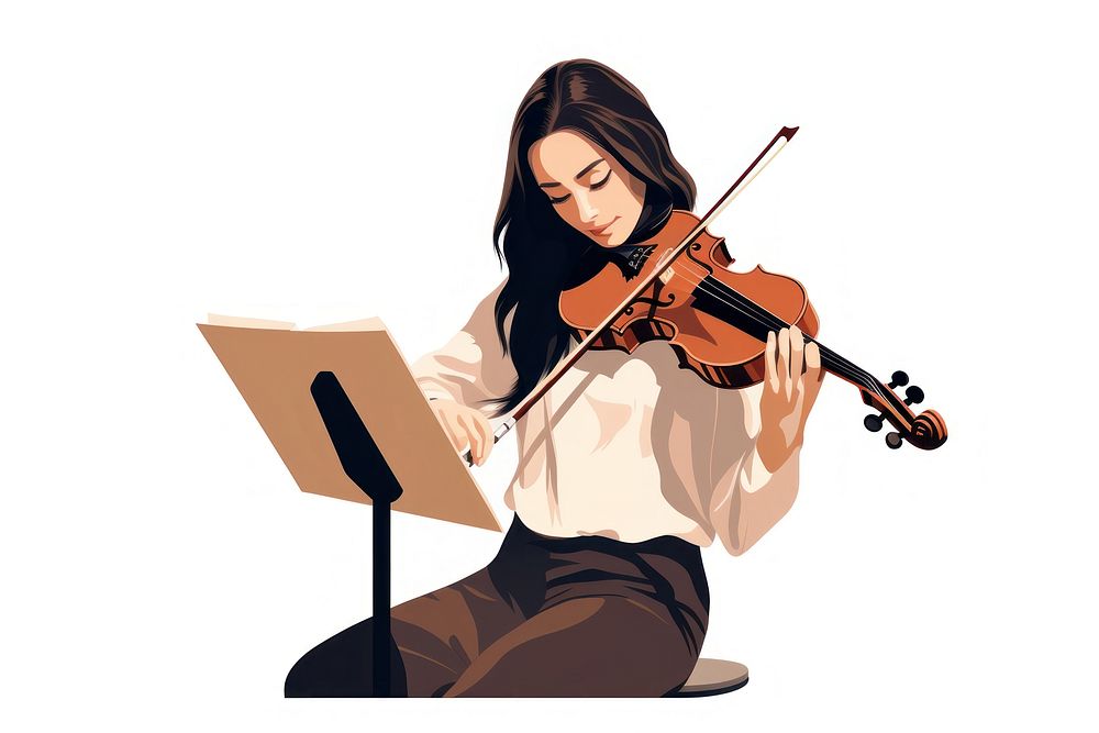 Violin sheet music adult. AI generated Image by rawpixel.