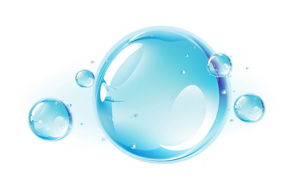 Bubble backgrounds sphere white background. AI generated Image by rawpixel.
