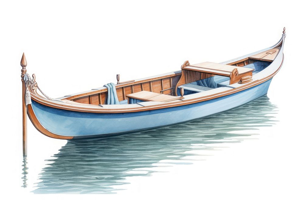 Gondola gondola vehicle rowboat. AI generated Image by rawpixel.