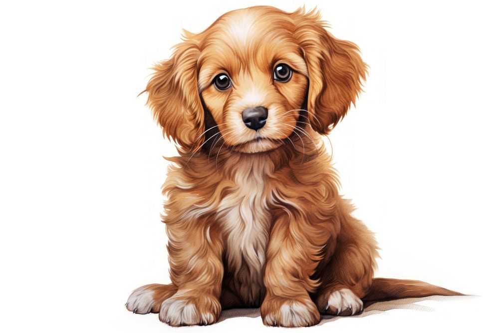 Puppy dog pet portrait. AI generated Image by rawpixel.