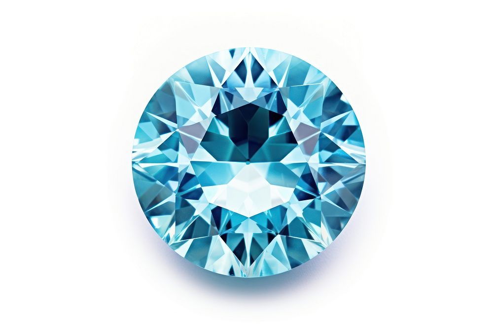 Zircon gem turquoise gemstone jewelry. AI generated Image by rawpixel.