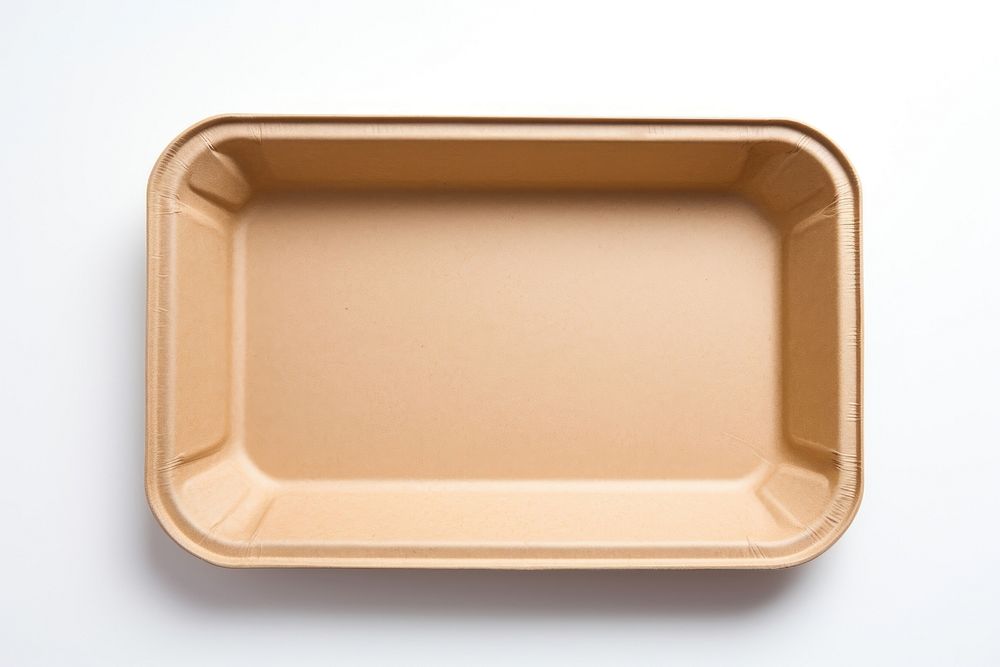 Empty disposable paper fast food tray simplicity rectangle absence. AI generated Image by rawpixel.