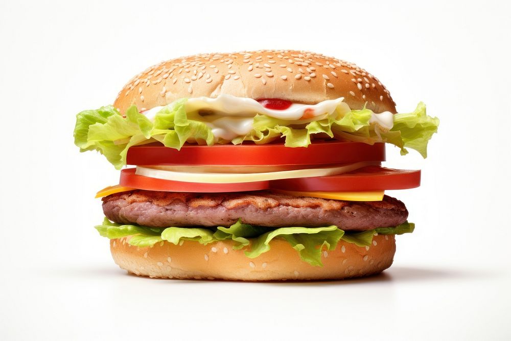Burger And Sandwich sandwich burger food. AI generated Image by rawpixel.
