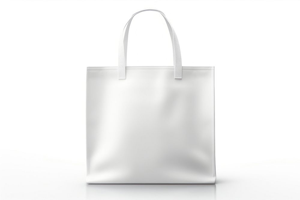 CANVAS bag handbag white white background. AI generated Image by rawpixel.
