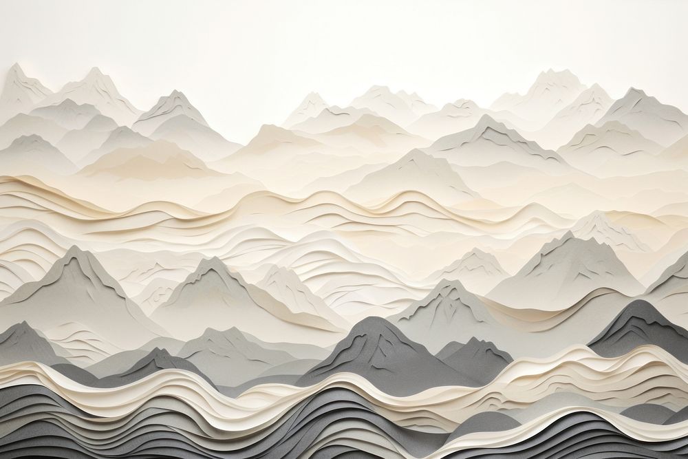 Mountain nature tranquility backgrounds. AI generated Image by rawpixel.
