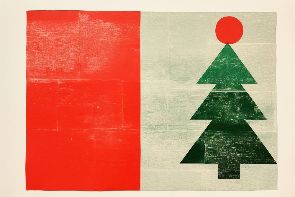 Christmas christmas paper flag.