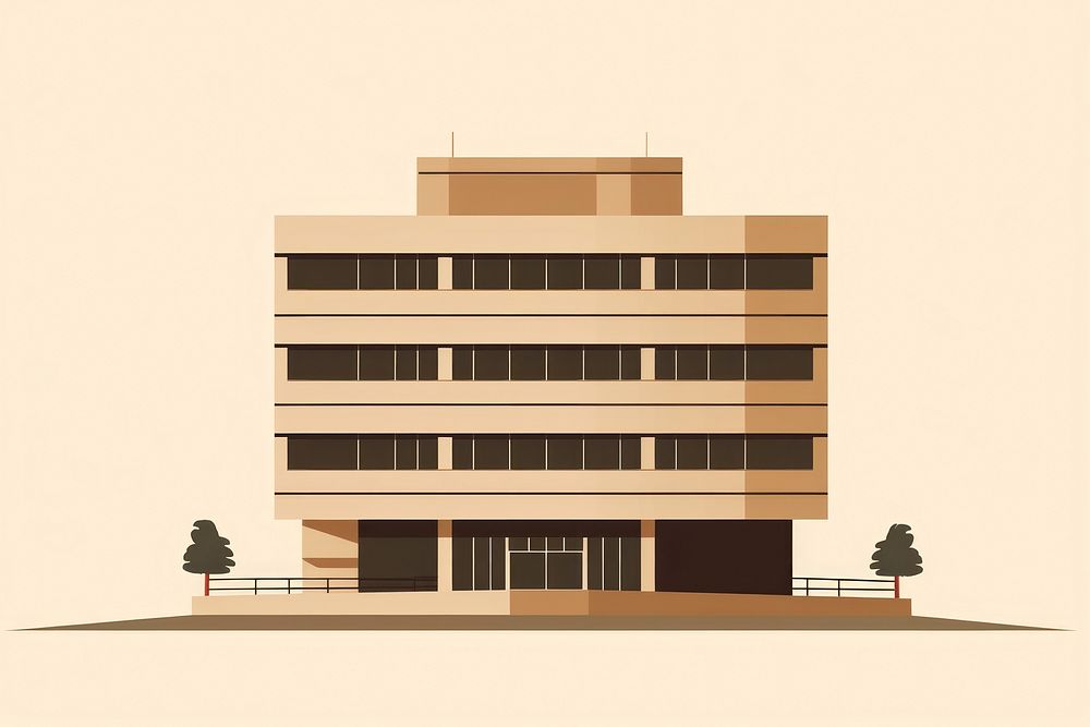 Office building architecture city outdoors. AI generated Image by rawpixel.