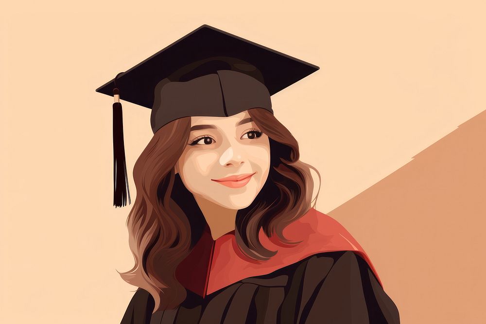 Student graduation student adult. AI generated Image by rawpixel.