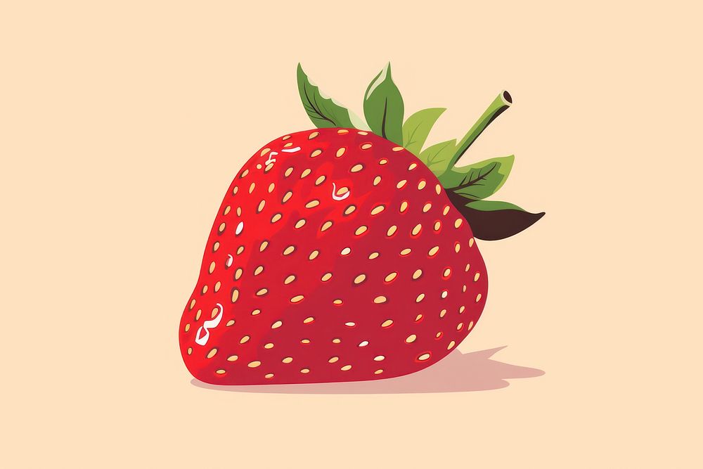 Strawberry strawberry food fruit. AI generated Image by rawpixel.