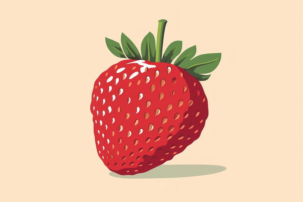 Strawberry strawberry food fruit. AI generated Image by rawpixel.