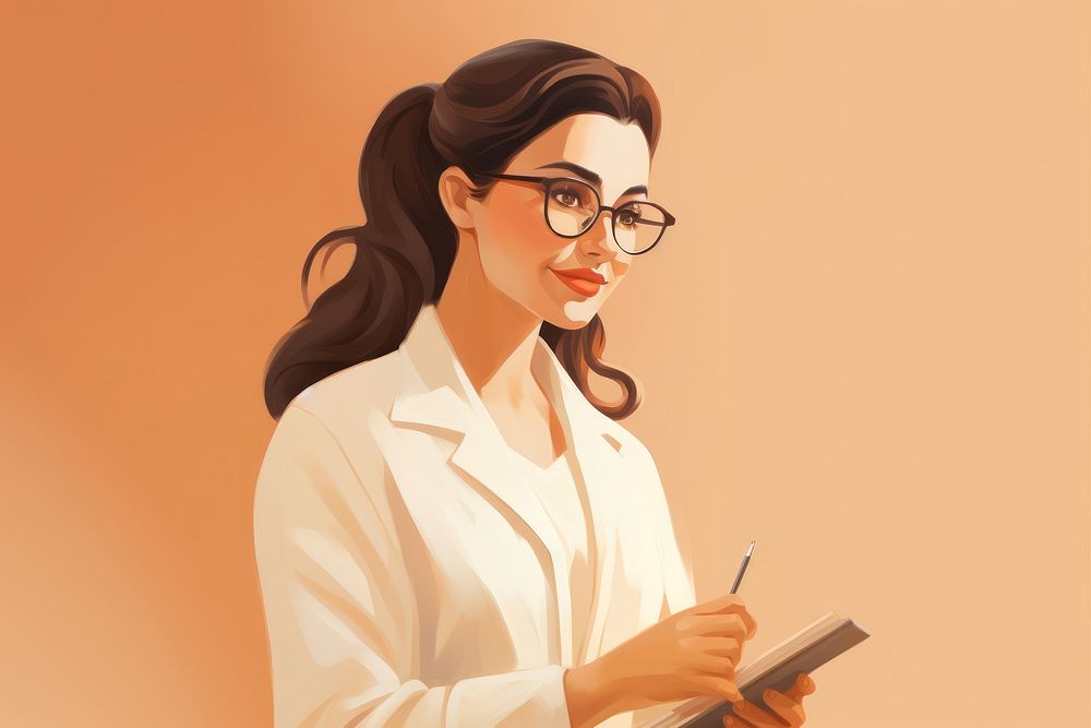 Female pharmacist portrait adult stethoscope. AI generated Image by rawpixel.