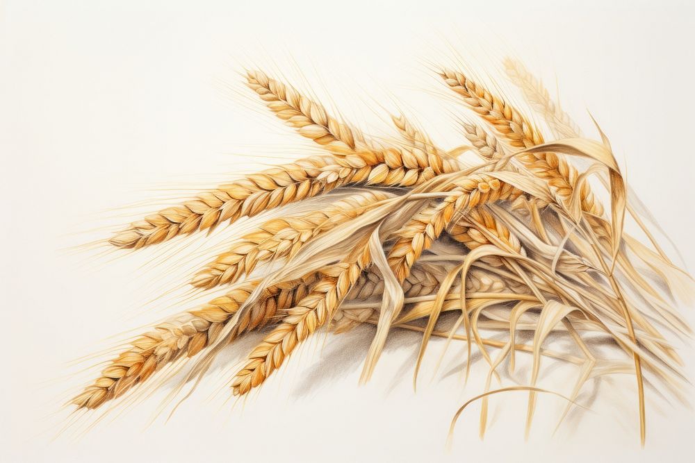 Grain wheat food agriculture. AI generated Image by rawpixel.