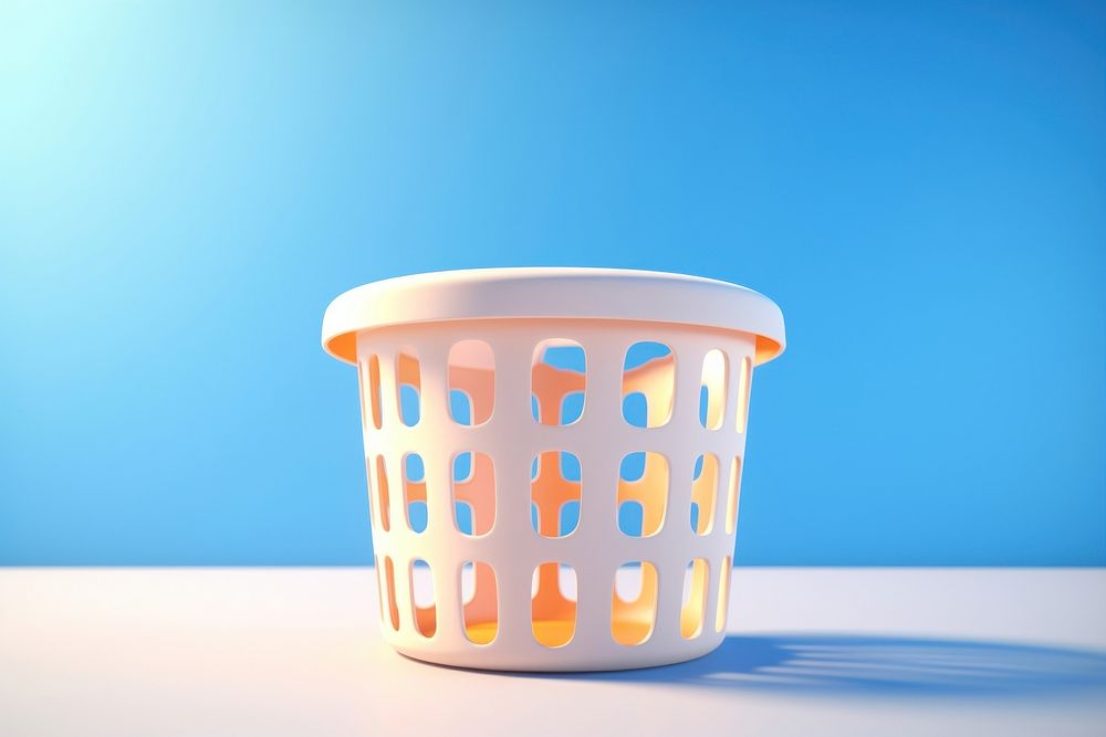 Laundry basket lighting laundry cup. AI generated Image by rawpixel.