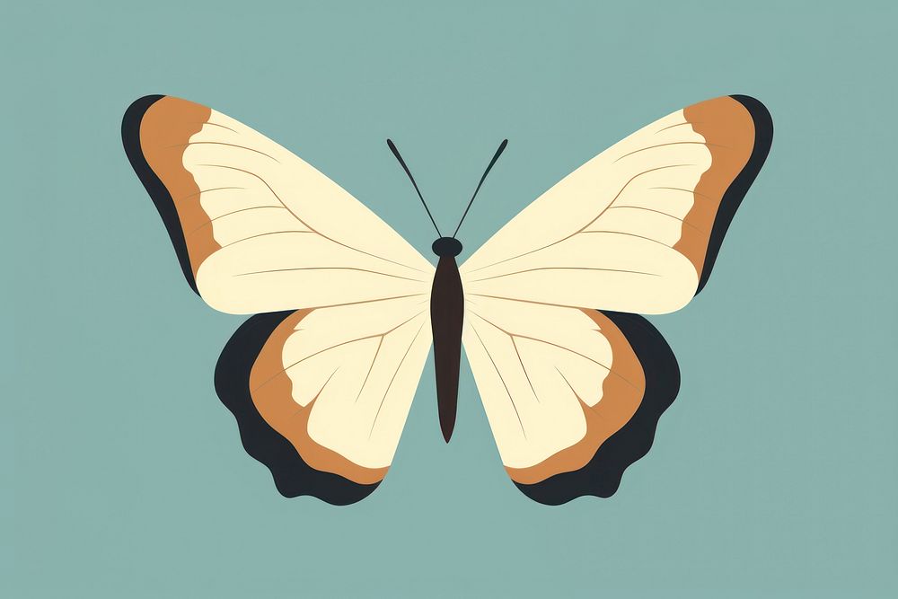 Butterfly animal insect moth. AI generated Image by rawpixel.