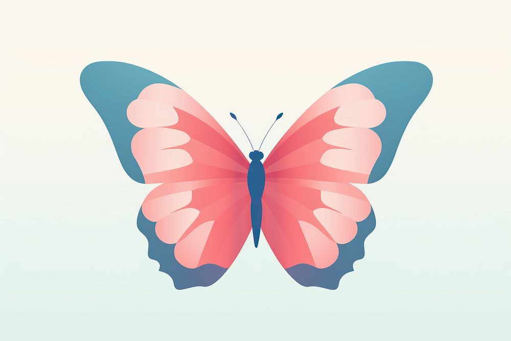 Butterfly animal insect art. AI generated Image by rawpixel.