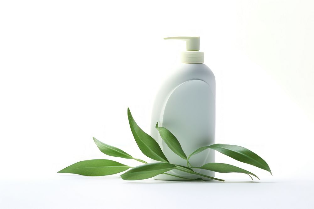 Body care bottle plant leaf. AI generated Image by rawpixel.