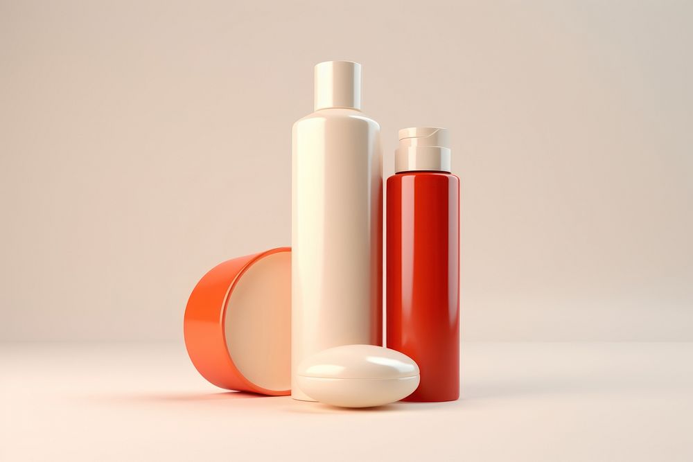 Body care cosmetics cylinder bottle. AI generated Image by rawpixel.