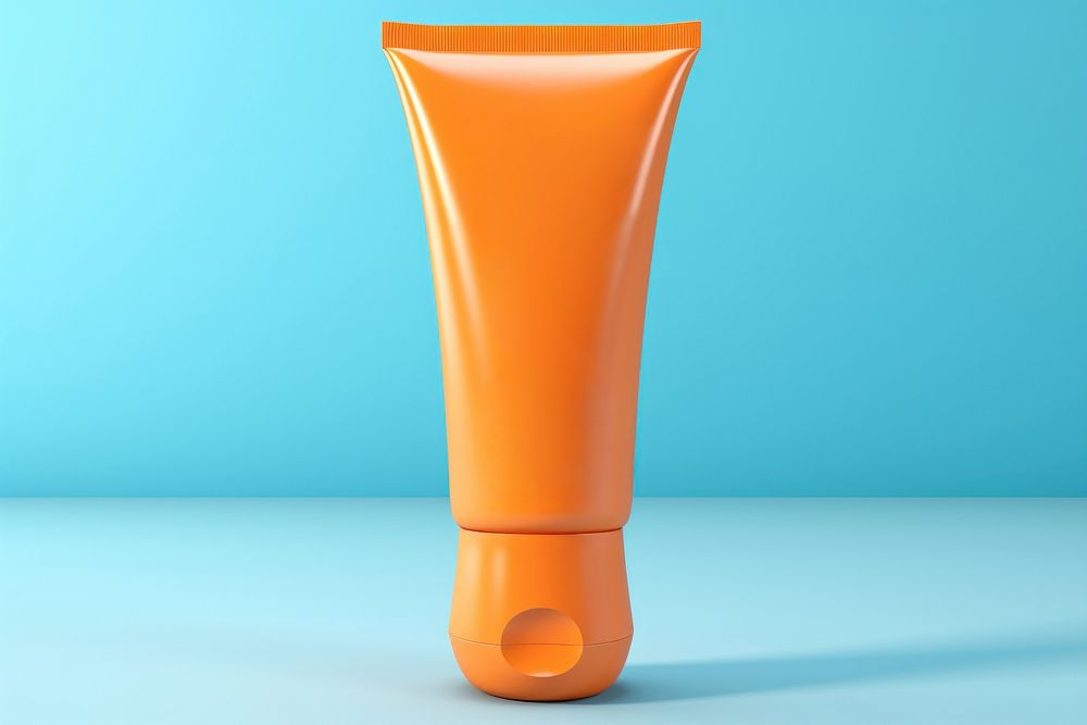 Body care sunscreen cosmetics yellow. AI generated Image by rawpixel.