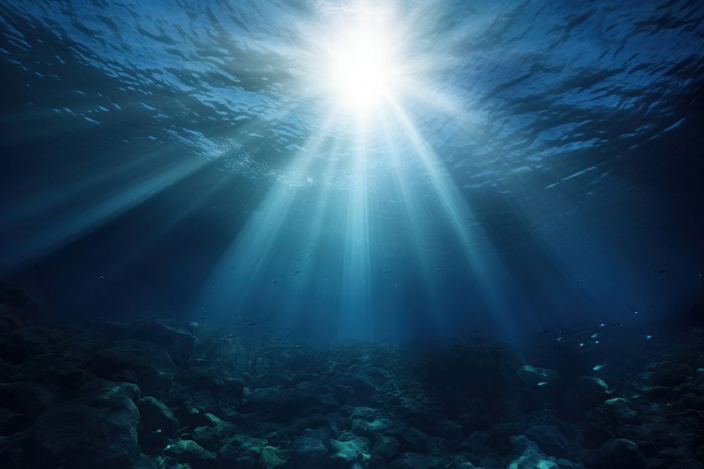 Underwater underwater backgrounds outdoors. AI generated Image by rawpixel.