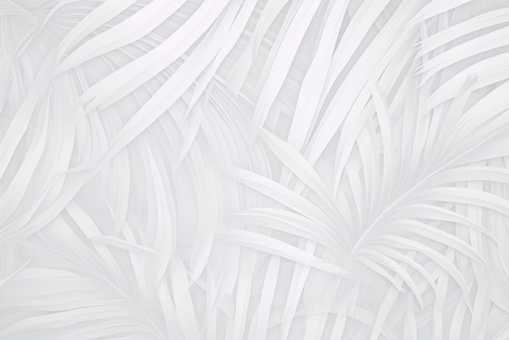 Palm tree pattern white hymenocallis backgrounds. AI generated Image by rawpixel.