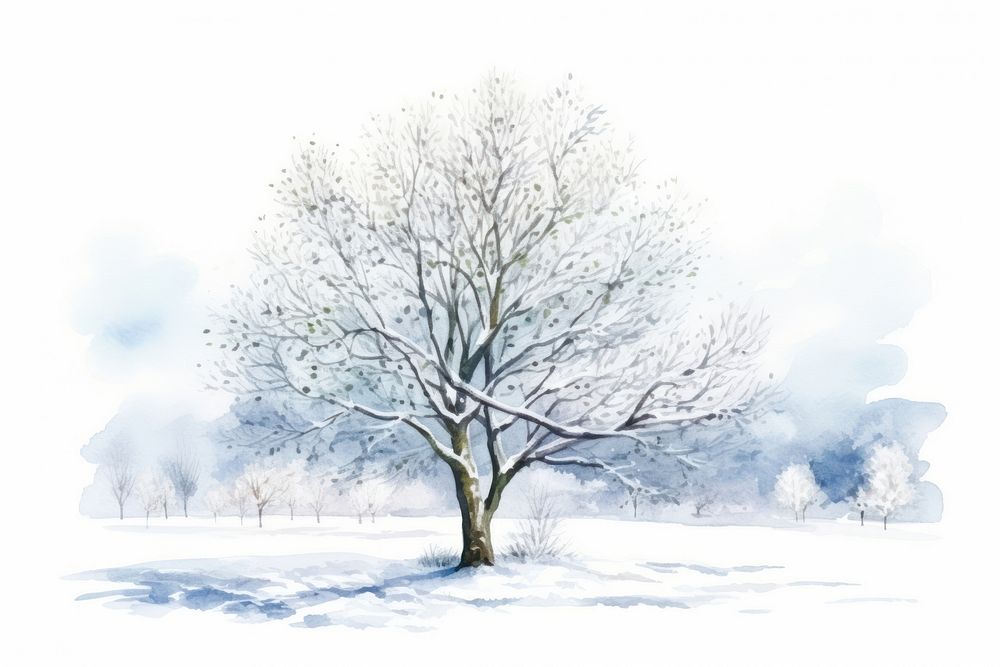 Snow snow outdoors winter. AI generated Image by rawpixel.