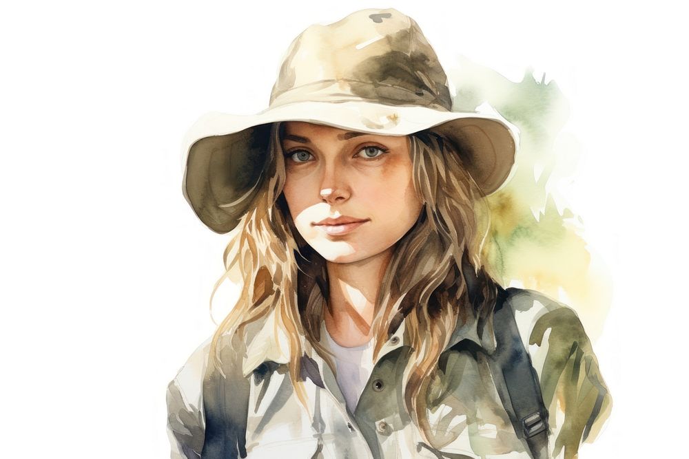 Zoologist portrait female adult. AI generated Image by rawpixel.