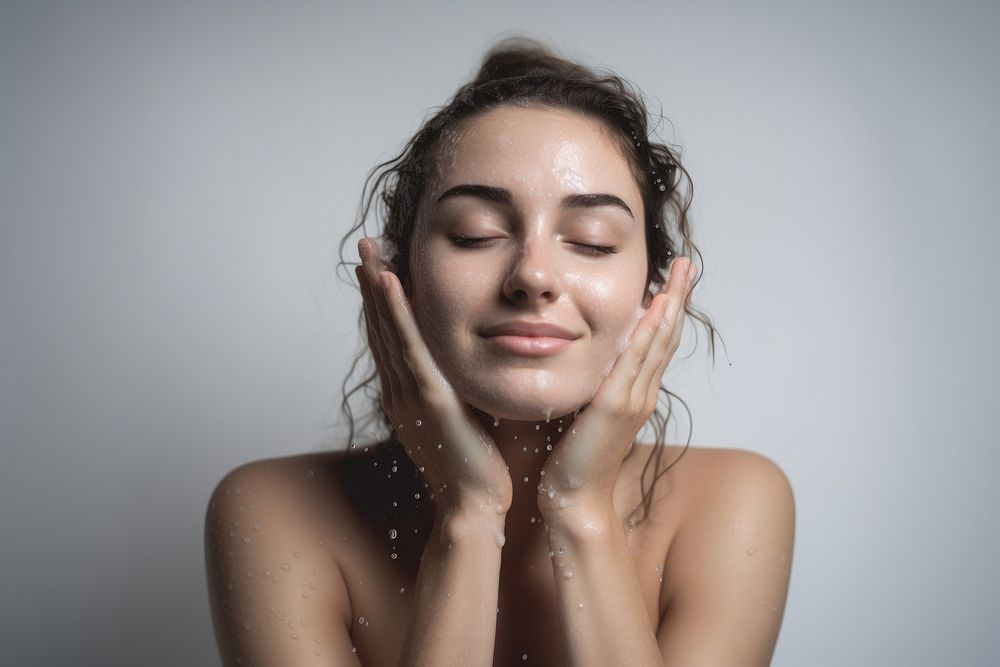 Body care washing portrait bathing. AI generated Image by rawpixel.