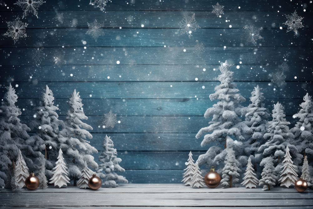 Christmas tree backgrounds decoration. AI generated Image by rawpixel.