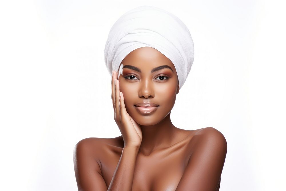 Body care portrait turban towel. AI generated Image by rawpixel.