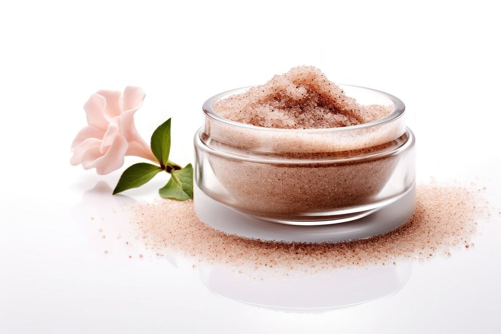 Body care dessert white background ingredient. AI generated Image by rawpixel.