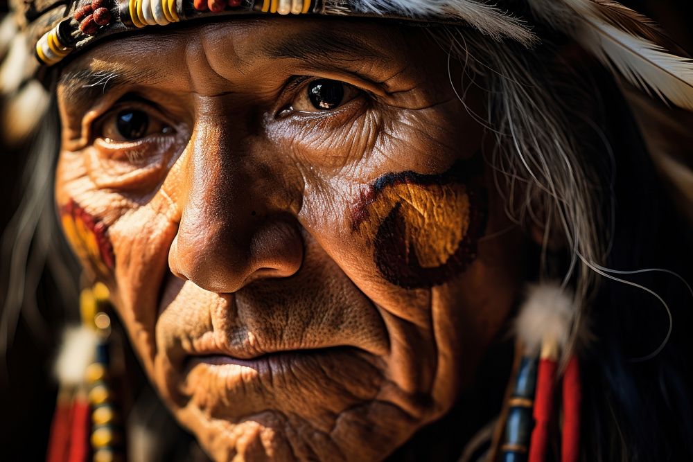 Native american tribe adult tradition. AI generated Image by rawpixel.