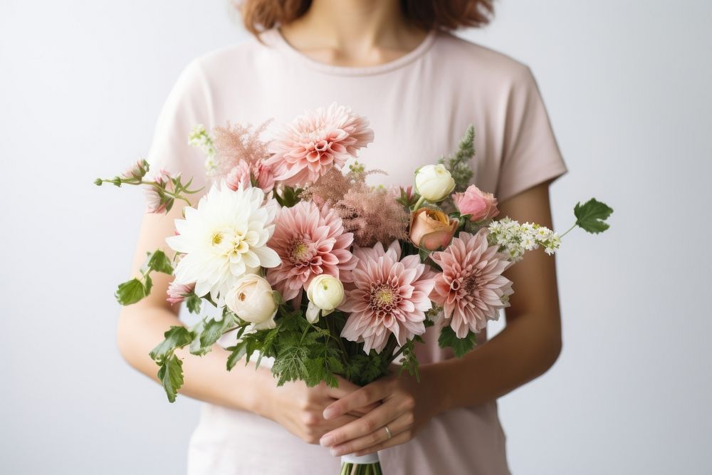 Florist holding flower plant. AI generated Image by rawpixel.