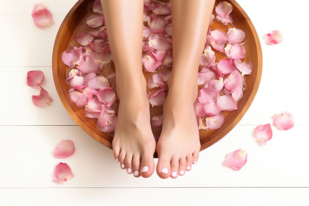 Body care petal flower relaxation. AI generated Image by rawpixel.