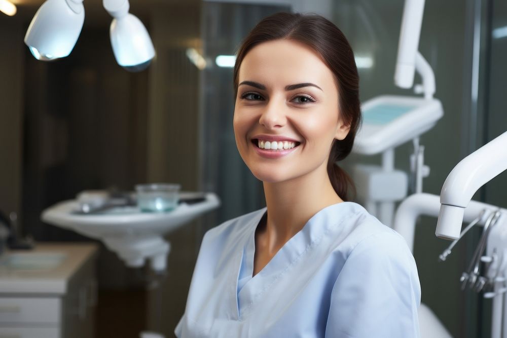 Dentist working female adult. AI generated Image by rawpixel.