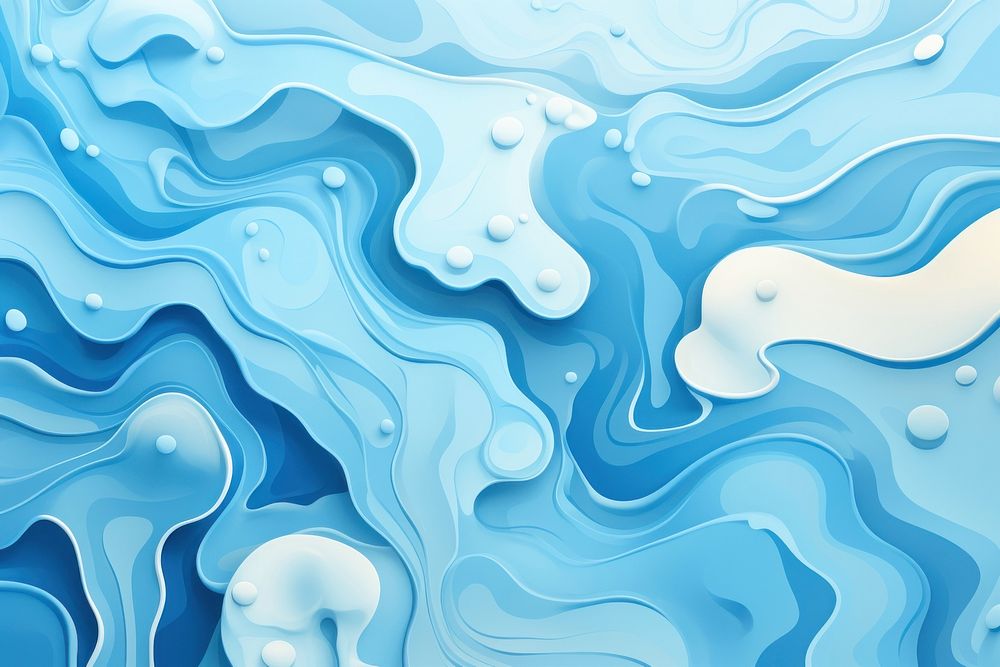 Turquoise shape water blue. AI generated Image by rawpixel.
