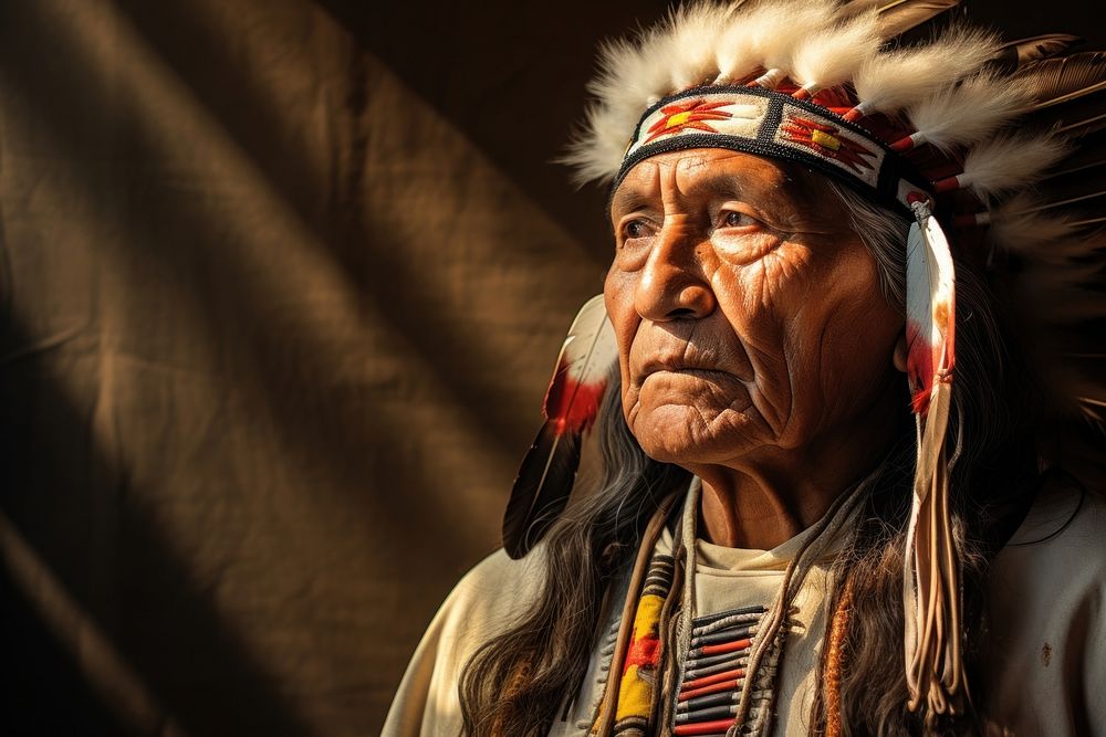 Native american tribe adult tradition. AI generated Image by rawpixel.