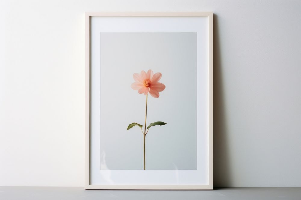 Painting flower frame art. AI generated Image by rawpixel.