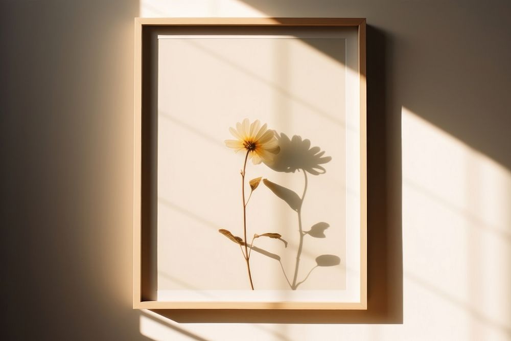 Flower frame art inflorescence. AI generated Image by rawpixel.