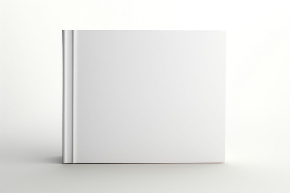 A book publication white page. 