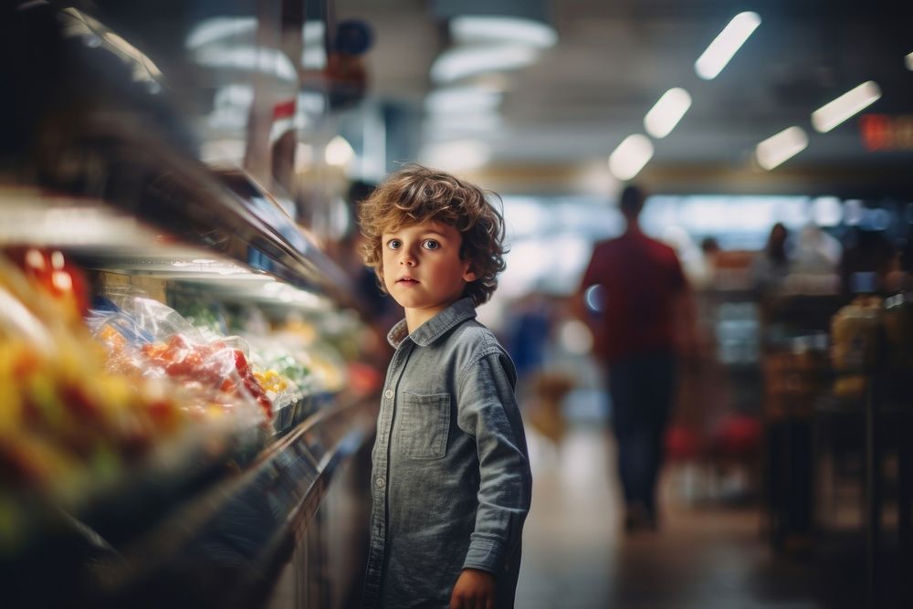 Supermarket shopping looking adult. AI generated Image by rawpixel.