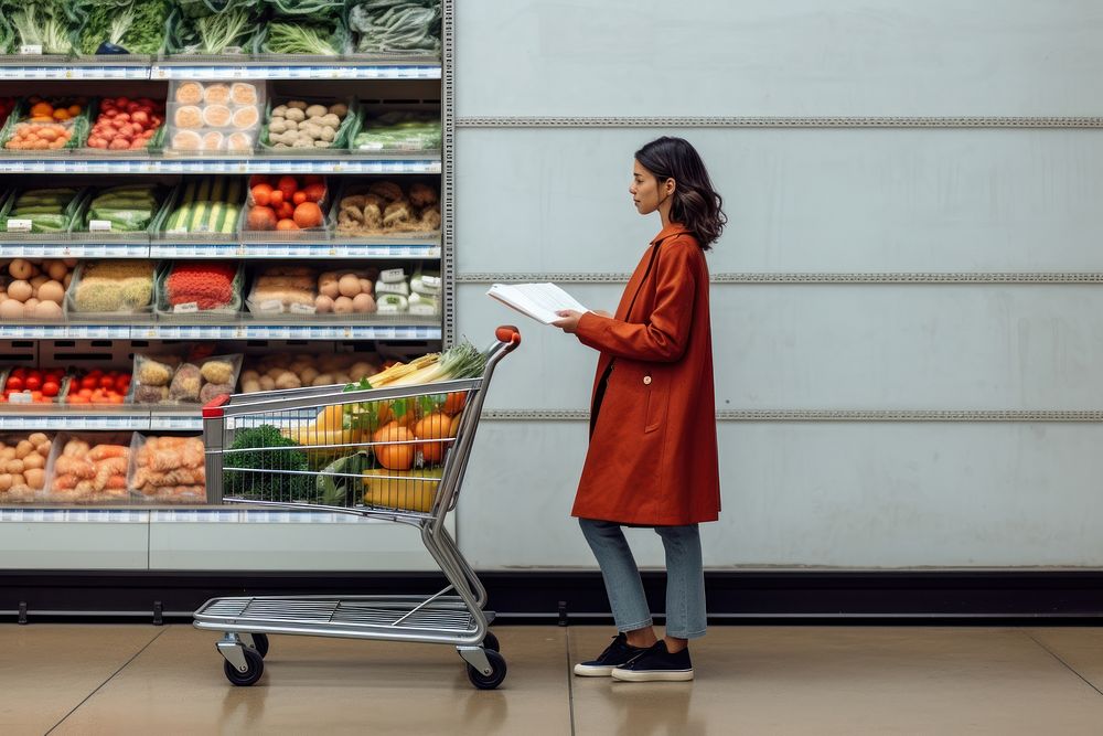 Market supermarket shopping holding. AI generated Image by rawpixel.