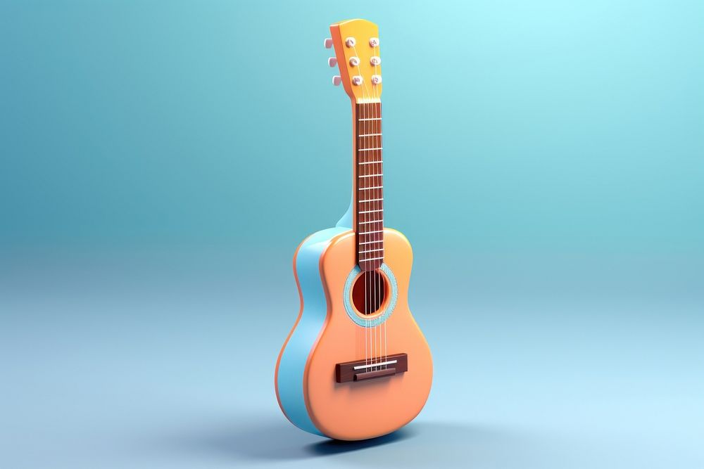 Guitar performance string yellow. AI generated Image by rawpixel.